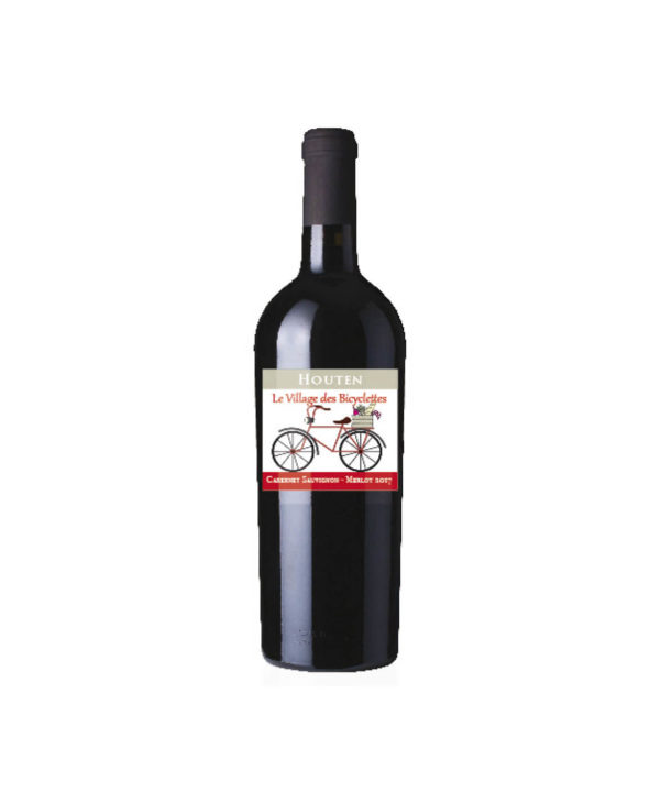 Fietswijn Houten Rood