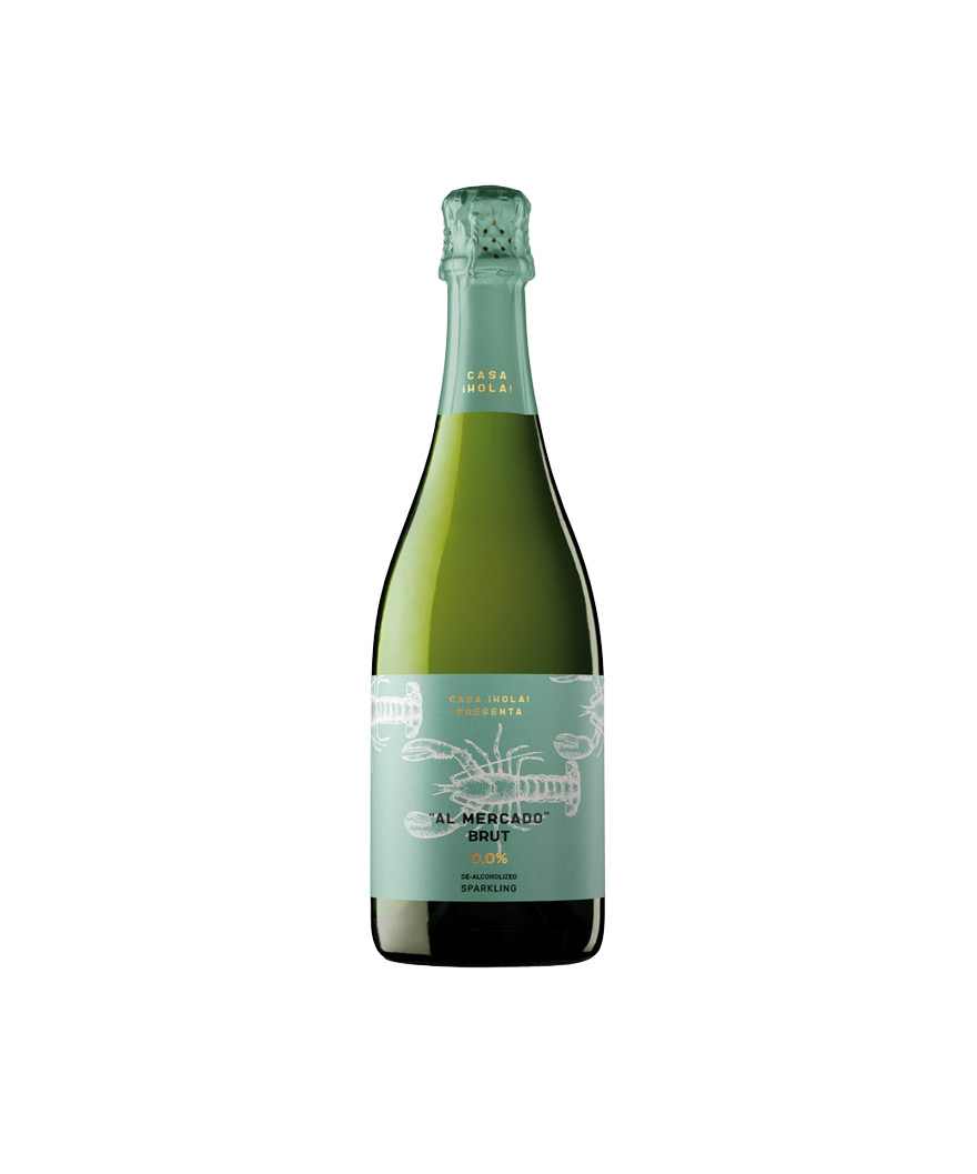 Al Mercado Brut Blanco 0.0 De-Alcoholized Sparkling
